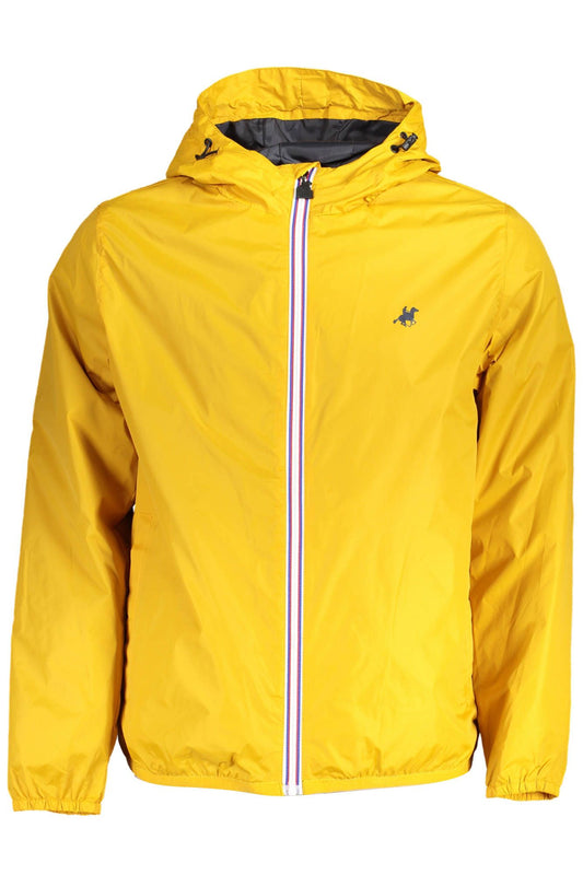 Gelbe Nylonjacke