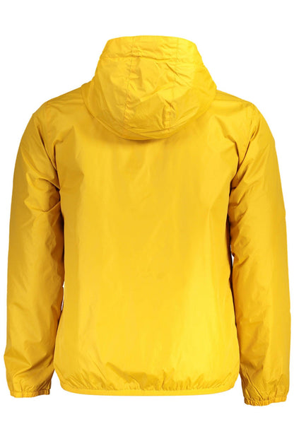Gelbe Nylonjacke