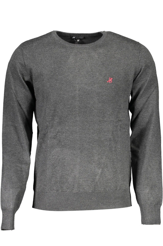 Grauer Nylon-Pullover