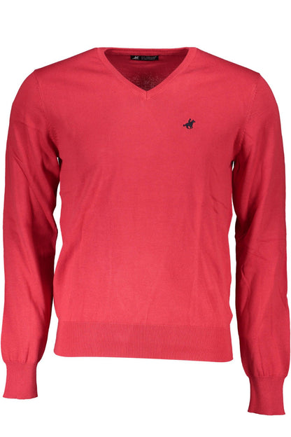 Roter Baumwollpullover