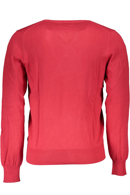 Roter Baumwollpullover