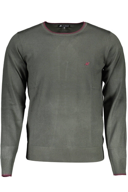 Grüner Nylon-Pullover