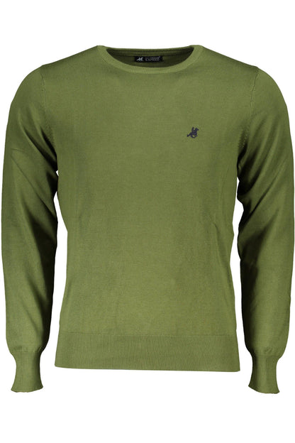 Grüner Baumwollpullover
