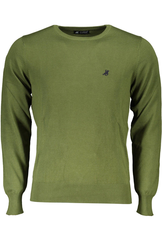 Grüner Baumwollpullover
