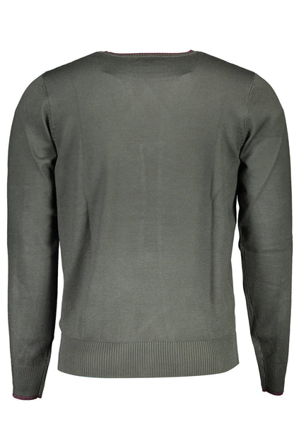 Grüner Nylon-Pullover