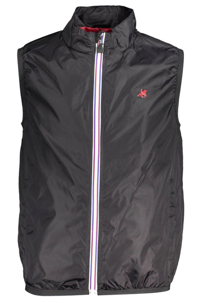 Schwarze Nylonjacke