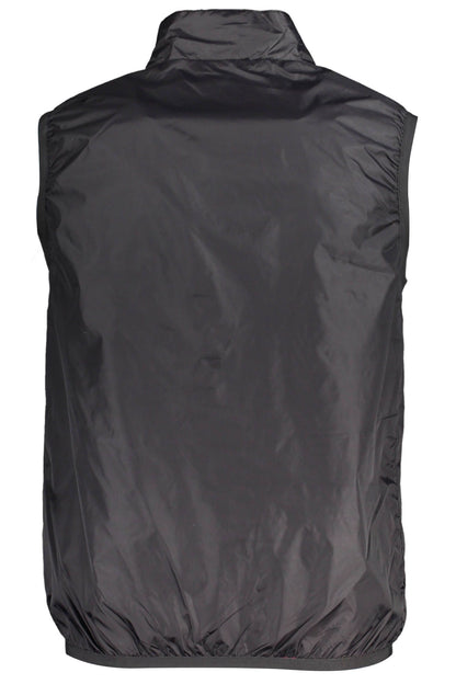 Schwarze Nylonjacke
