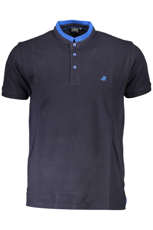 T-Shirt aus blauer Baumwolle